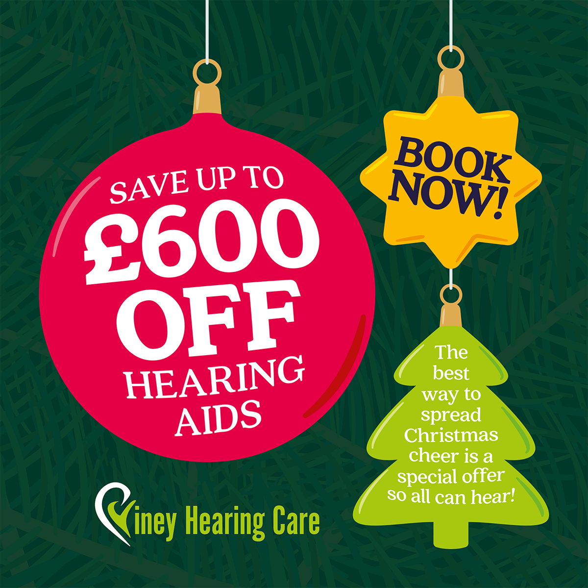 Save up to £600 with our Christmas hearing aid offer